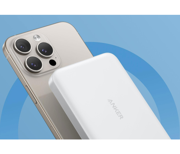 Anker MagGo Power Bank 10000mAh Magnetic Wireless White - 1371539 - zdjęcie 4
